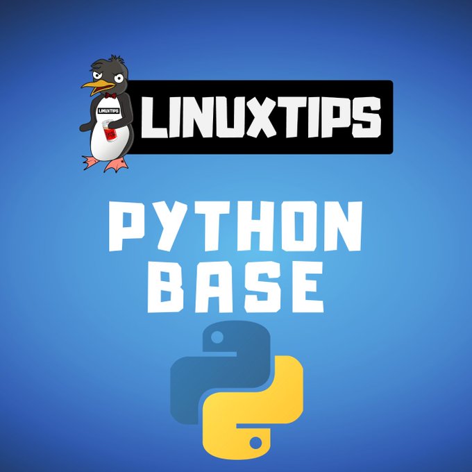 Capa do curso Python Base – Linuxtips