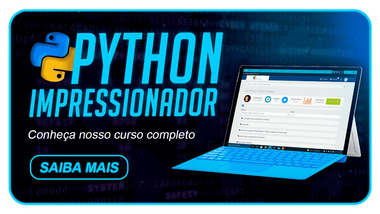 Capa do curso Python Impressionador – Hashtag Treinamentos