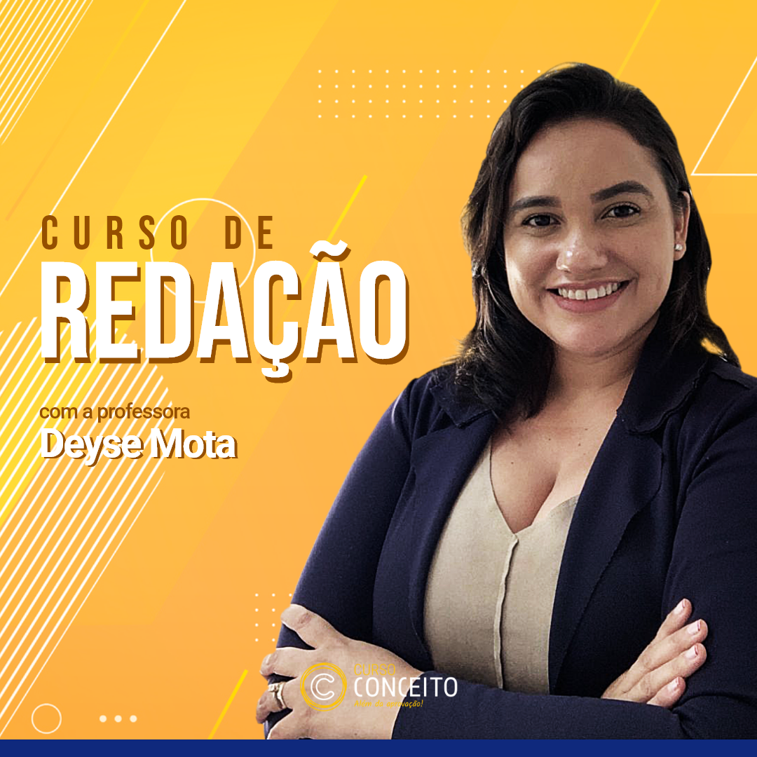Capa do curso Redação – Deyse Mota