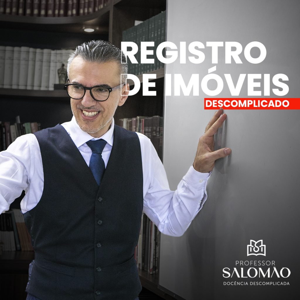 Capa do curso Registro de Imóveis Descomplicado – Professor Salomão