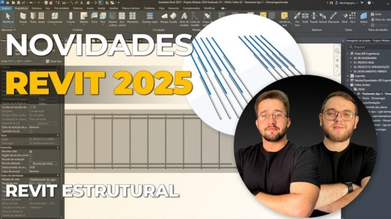Capa do curso Revit Estrutural BIM – Modelagem e Detalhamento