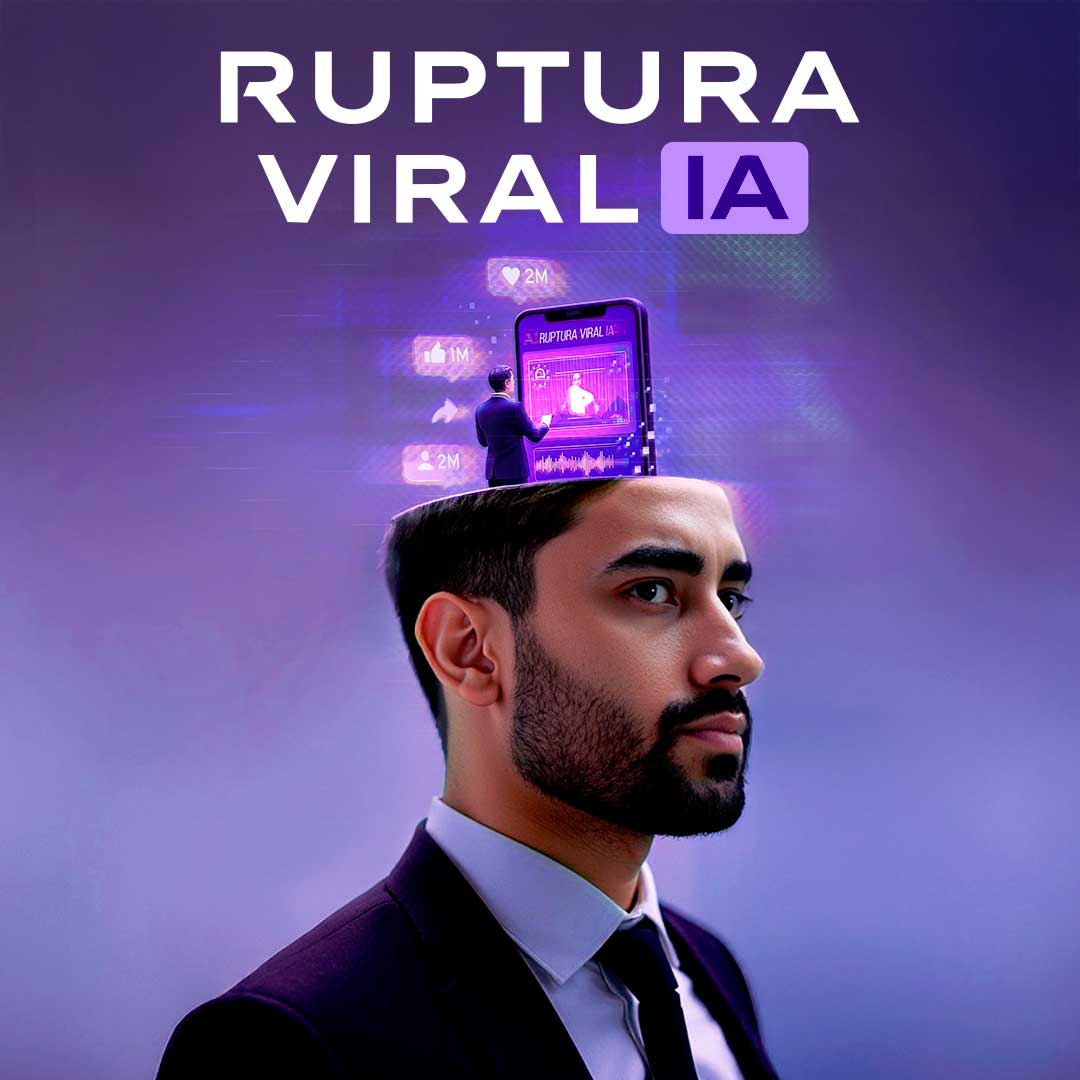Capa do curso Ruptura Viral IA – Tiago Lemos