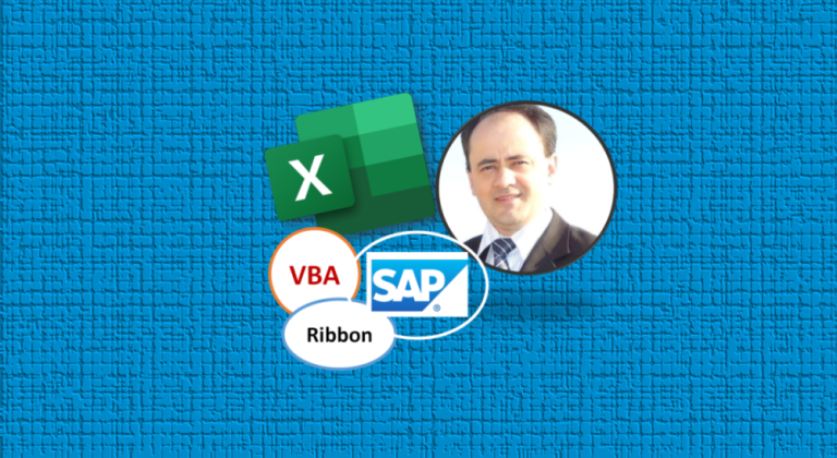 Capa do curso Sap, Excel Ribbon e Macros – Excelmax