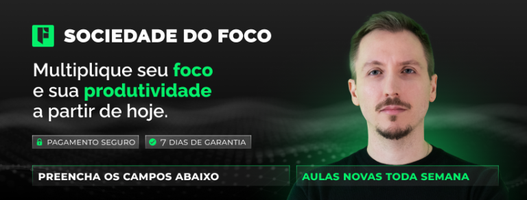 Capa do curso Sociedade do Foco – Thiago Vidotto