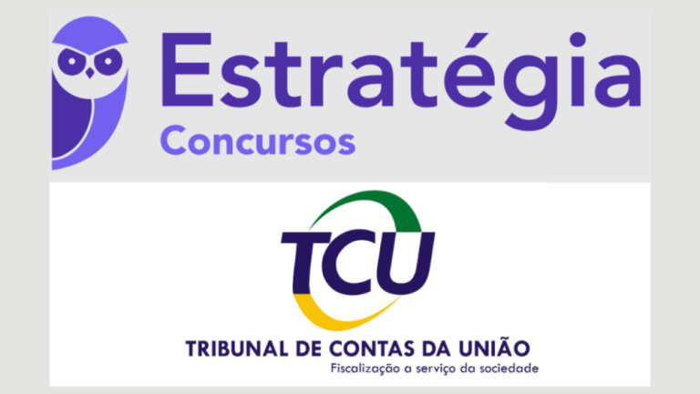 Capa do curso TCU – Tribunal de Contas da União – Estratégia Concursos