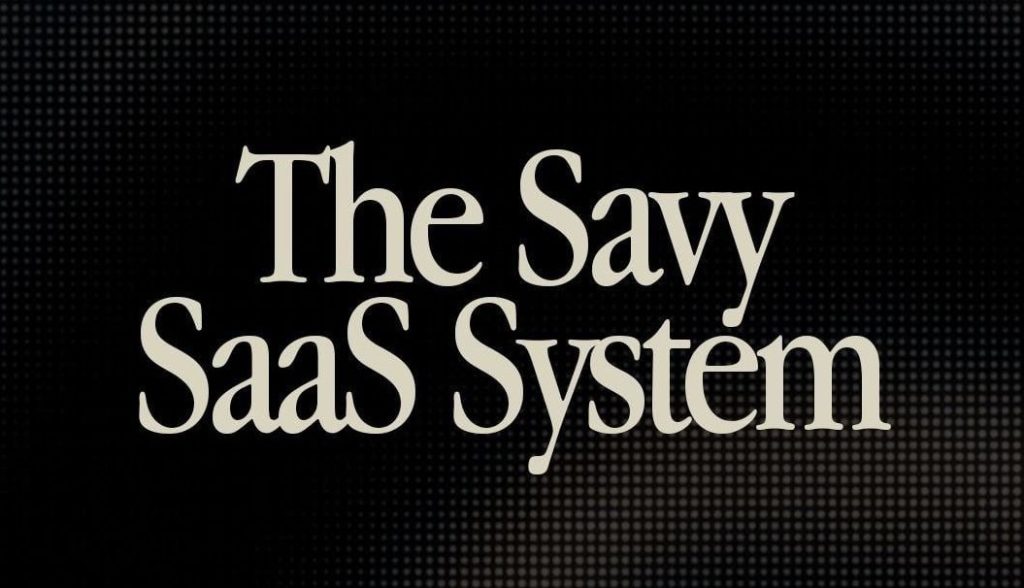 Capa do curso THE Savvy Saas System – Matt C. Milne