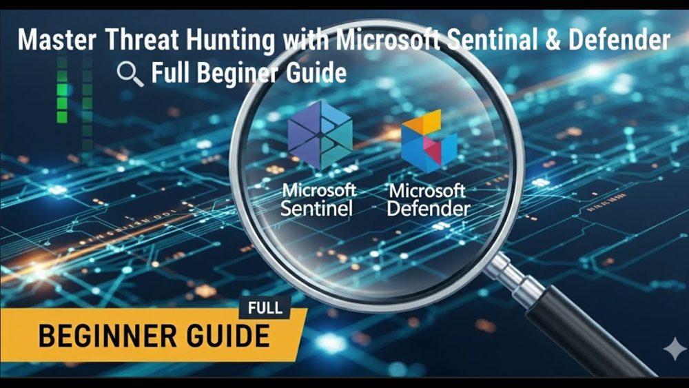 Capa do curso Threat Hunting IN Microsoft Sentinel AND Defender – Maltrak