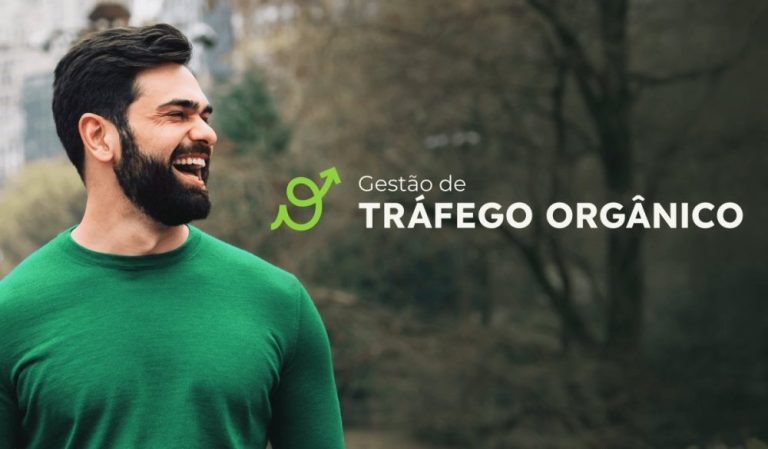 Capa do curso Gestão de Tráfego Orgânico – Pedro Sobral
