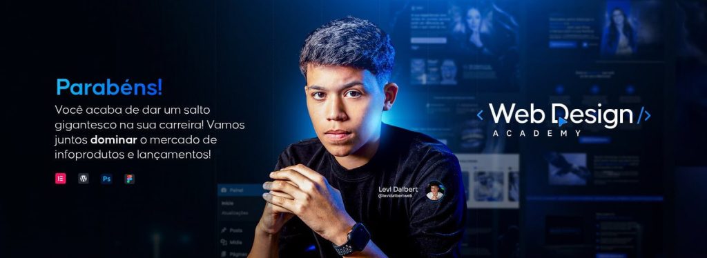 Capa do curso WEB Design Academy – Levi Daibert