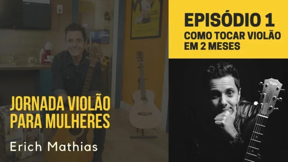 Capa do curso Violão para Mulheres – Erich Mathias