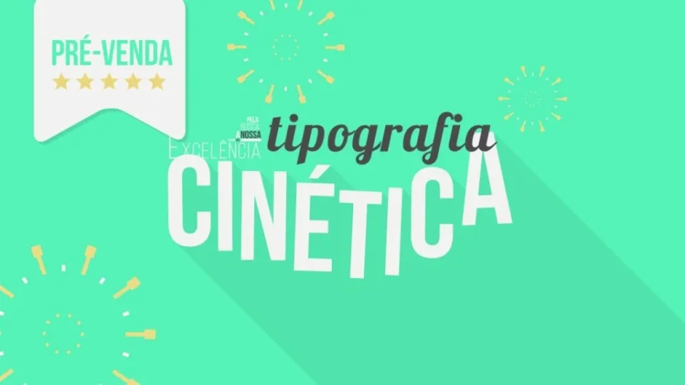 Capa do curso After Effects: Tipografia Cinética – Pedro Aquino
