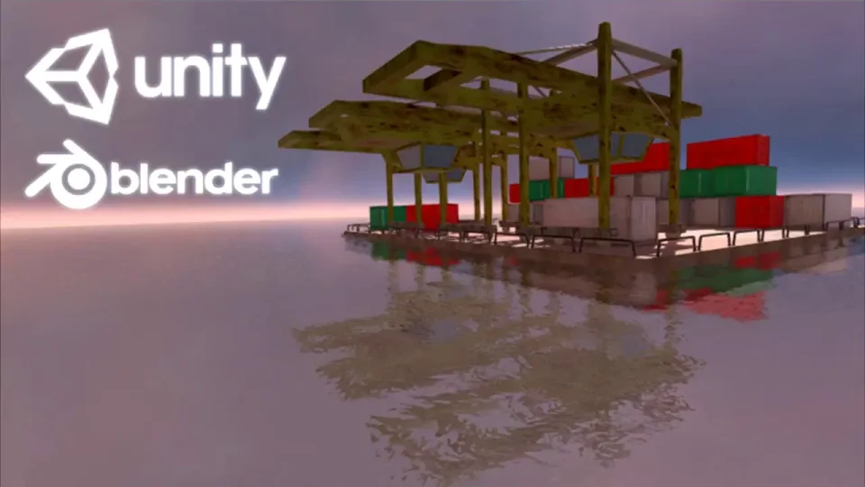 Capa do curso Cenários com Unity e Blender – Satellasoft