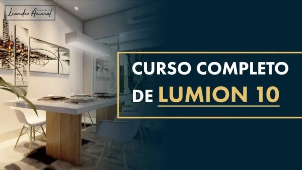 Capa do curso Lumion, Photoshop e Camtasia Dominado – Leandro Amaral