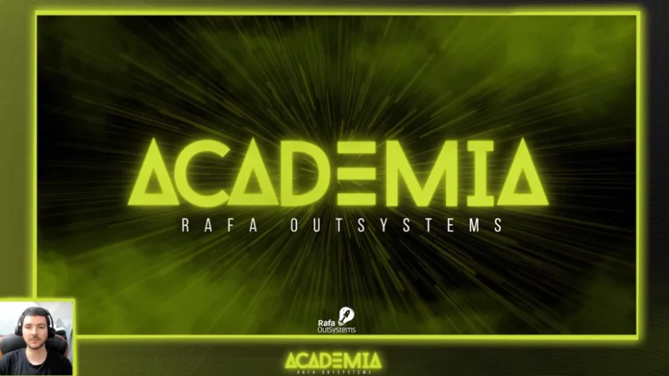 Capa do curso Academia Rafa Outsystems – Rafael Pereira
