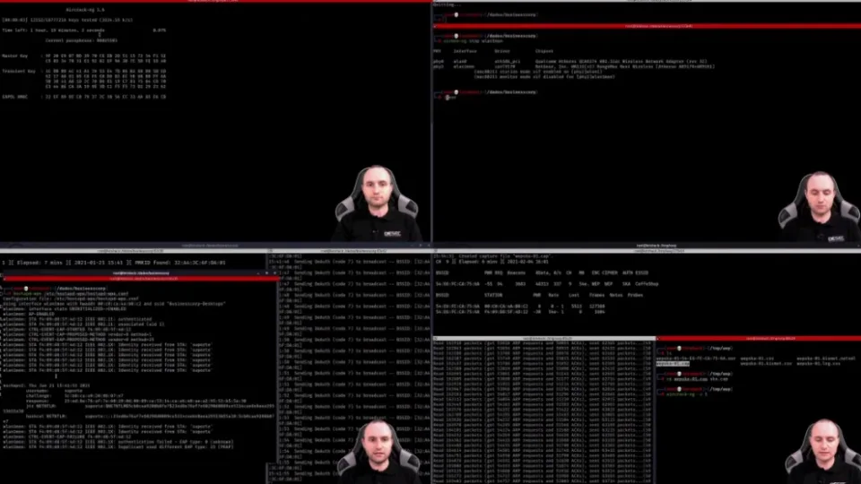 Capa do curso Wifi Hacking Enterprise 2.0 – Desec