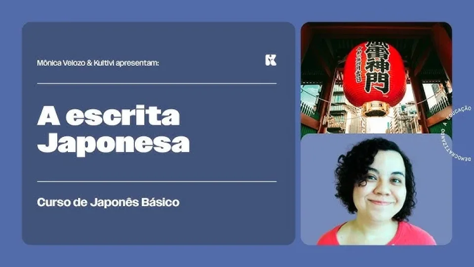 Capa do curso Japonês Básico – Mônica Velozo