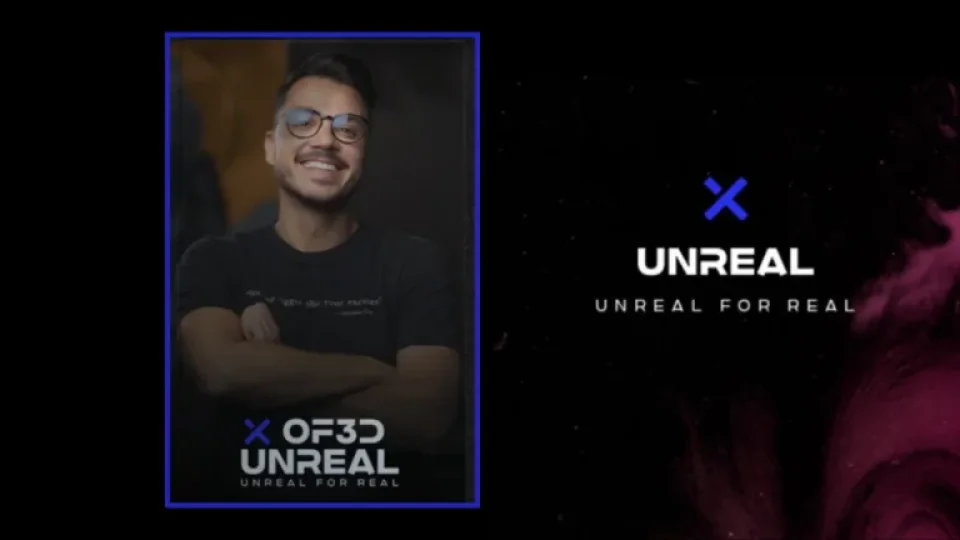 Capa do curso Of3D Unreal Academy – Ander Alencar