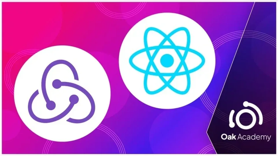 Capa do curso Redux com React JS – OAK Academy
