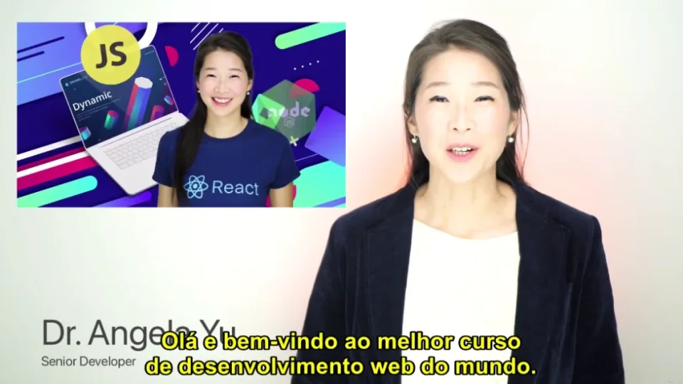 Capa do curso WEB Development Bootcamp – Angela YU