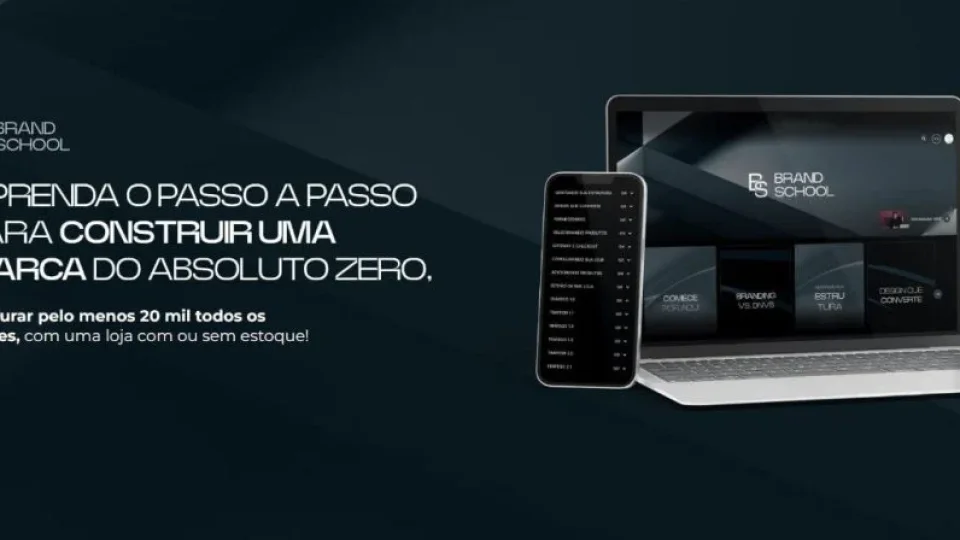 Capa do curso Brand School – Matheus Gomes