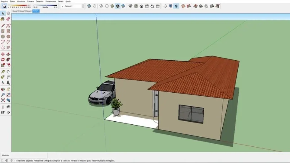 Capa do curso Sketchup: do 3D ao Projeto Executivo – Allyson Freires