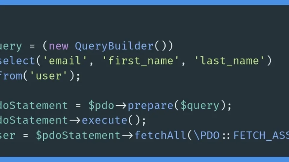 Capa do curso PDO com Paginação + Query Builder – Alexandre Cardoso