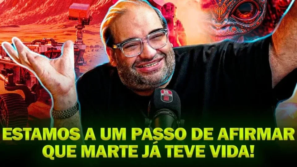 Capa do curso OS Mistérios do Planeta Vermelho – Sérgio Sacani