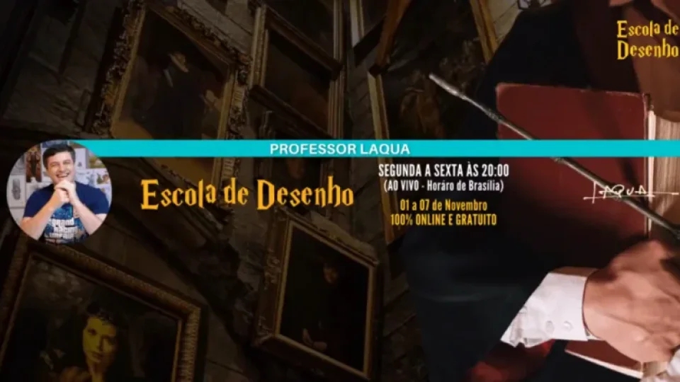Capa do curso Escola de Desenho – Laqua Parla