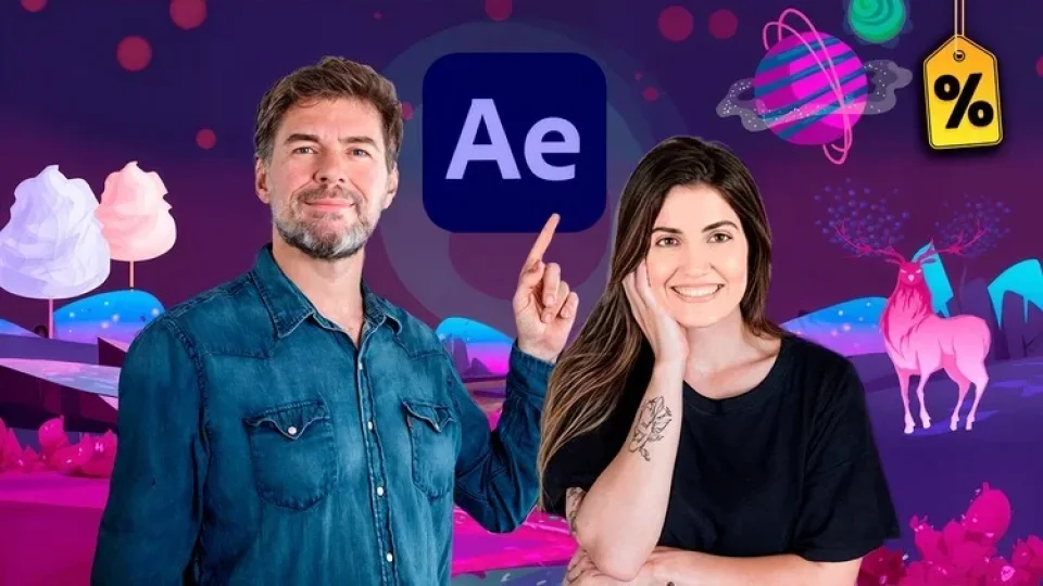 Capa do curso After Effects: Motion Graphics e VFX – Paulo Andrade