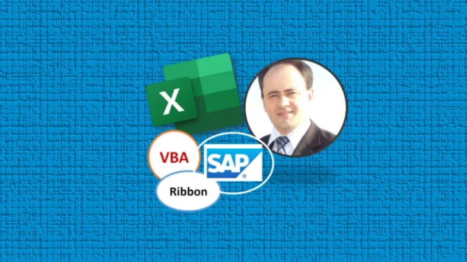 Capa do curso Sap, Excel Ribbon e Macros – Excelmax