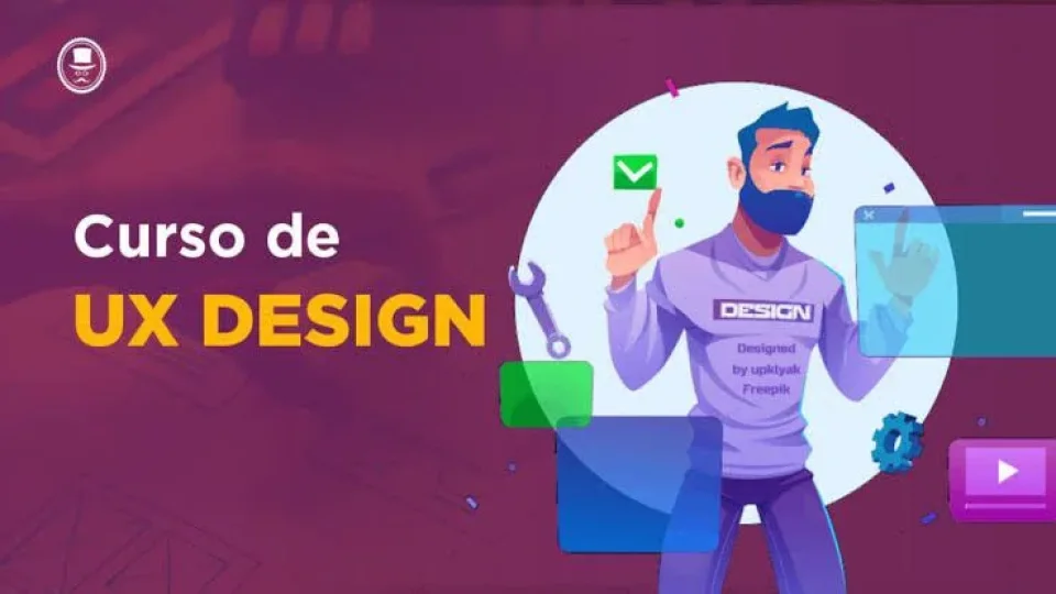 Capa do curso Curso de UX – Webdesigners
