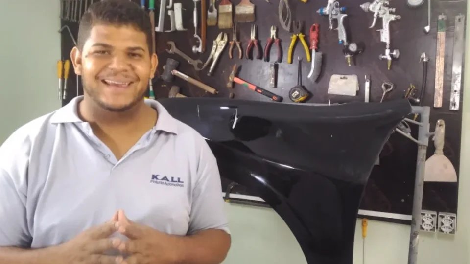 Capa do curso Pintura Automotiva: Iniciante ao Profissional – Kall Pinturas