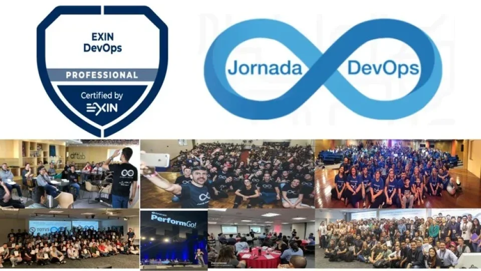 Capa do curso Jornada Devops e Certificação Oficial Exin Profissional