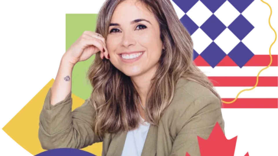 Capa do curso English IN Brazil – Carina Fragozo