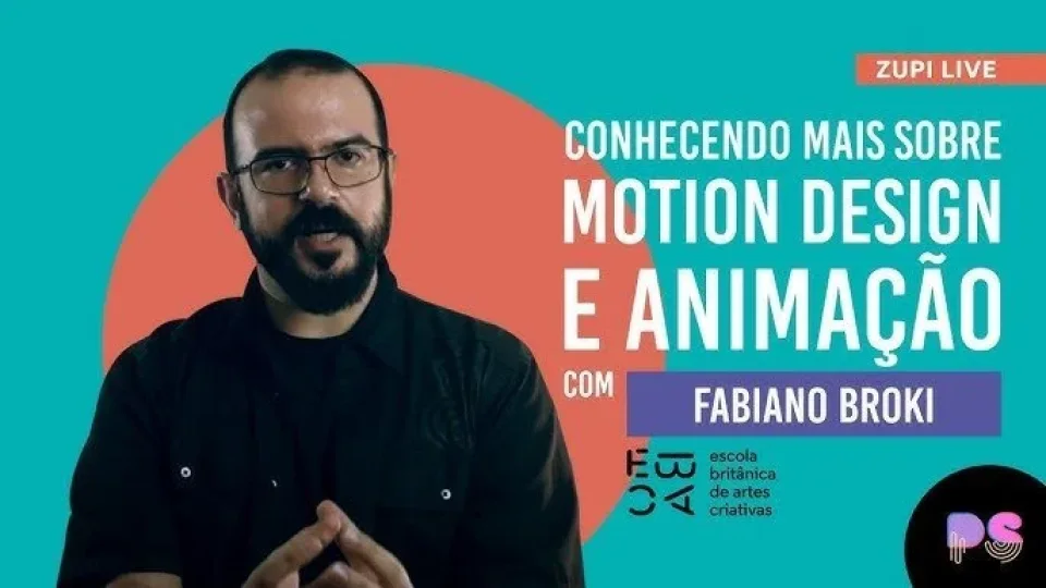 Capa do curso Motion Design – Fabiano Broki