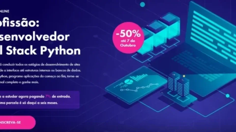 Capa do curso Desenvolvedor Full Stack Python – Ebac