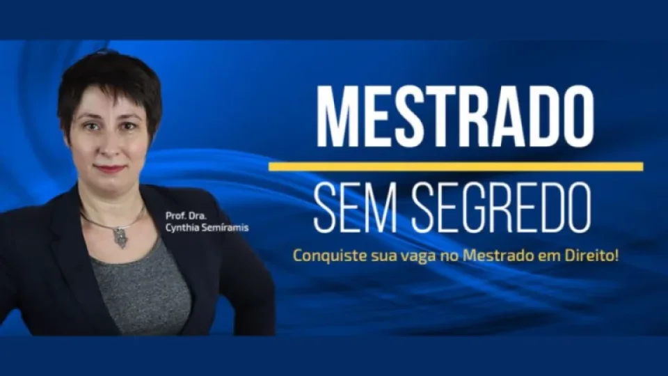 Capa do curso Mestrado SEM Segredo – Cynthia Semíramis