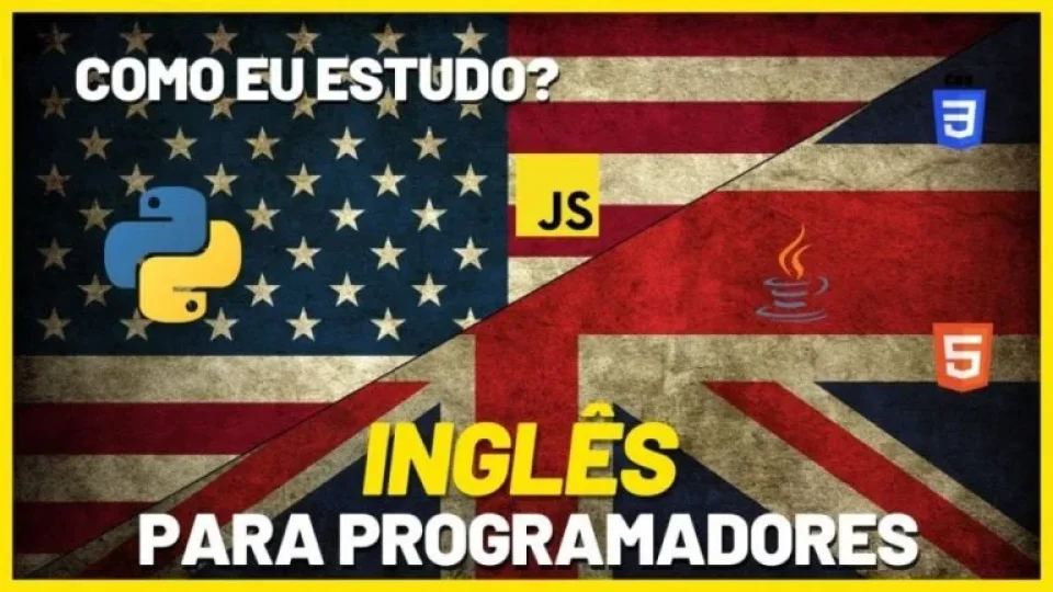 Capa do curso Inglês para Devs – Vitor Queiroz