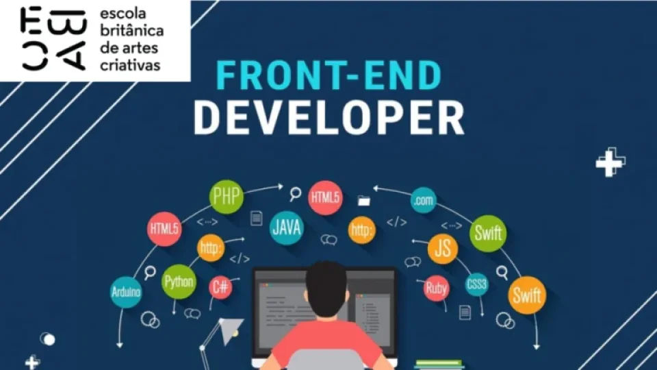 Capa do curso Desenvolvimento Front END – Ebac