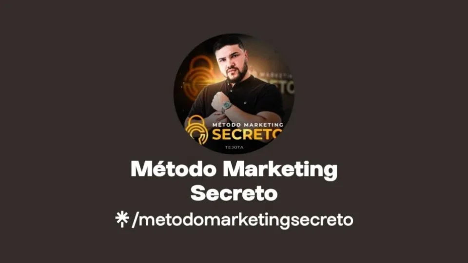 Capa do curso Método Marketing Secreto – Tejota