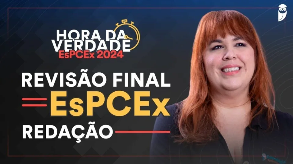Capa do curso Curso de Redação para Espcex 2024 – Profª Celina GIL
