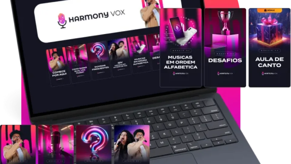 Capa do curso Harmony VOX – Wesley Moreira VOZ