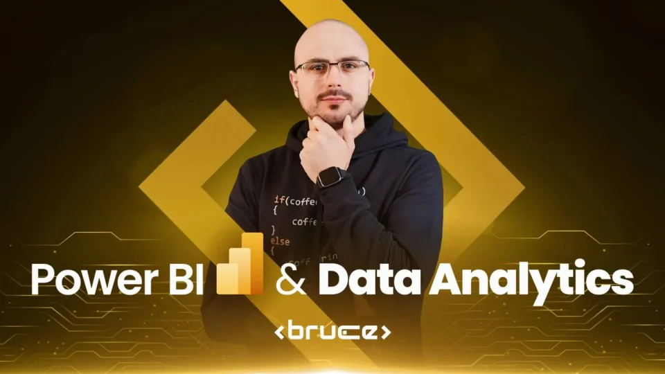 Capa do curso Power BI & Data Analytics – Comunidade Bruce Fonseca