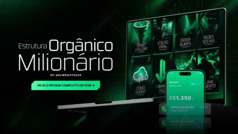 Capa do curso Estrutura Orgânico Milionário – Wesley Silva