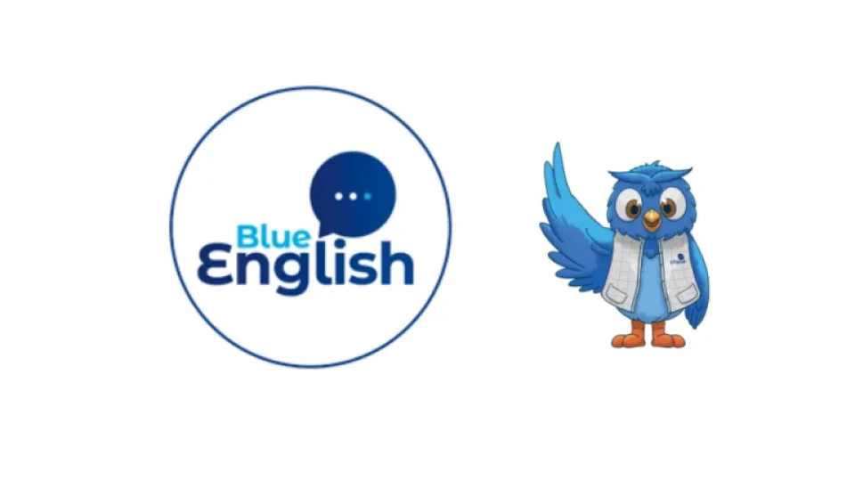 Capa do curso Blue English – Rege Pestana