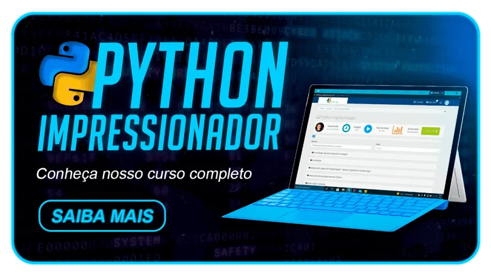 Capa do curso Python Impressionador – Hashtag Treinamentos