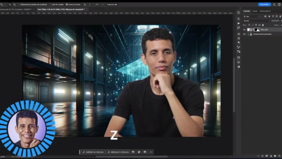 Capa do curso Manipulação com IA – o Matheus do Photoshop