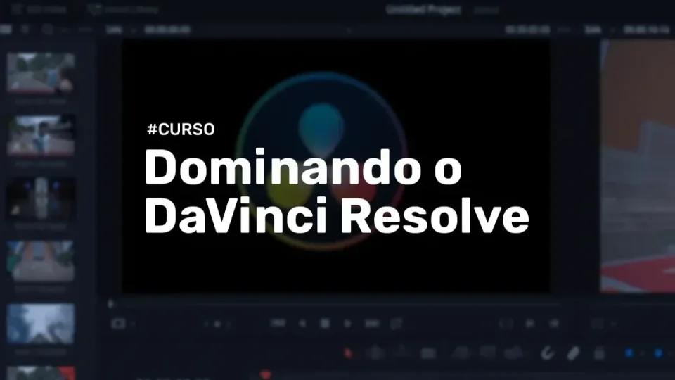 Capa do curso Dominando o Davinci Resolve – Mateus Ferreira
