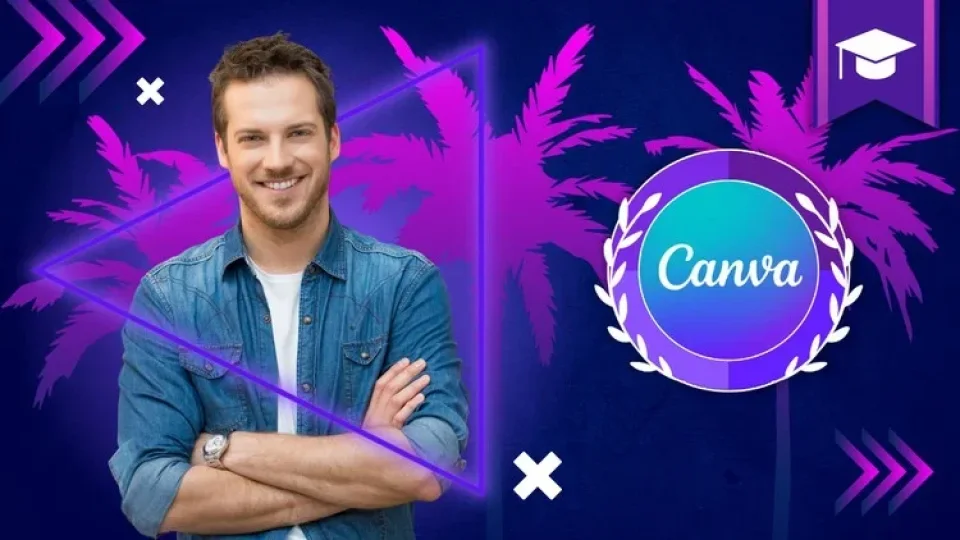 Capa do curso Canva: Designer Profissional – Rafael Galvão