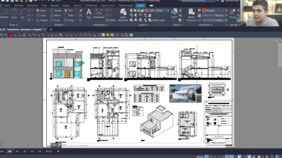 Capa do curso Autocad 2D Básico – Leandro Amaral